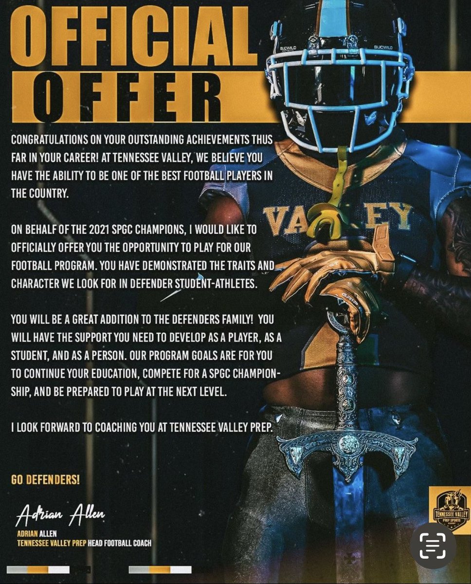 sotis08's tweet photo. #AGTG BLESSED To Receive An Offer From Tennessee Valley Prep! @CoachQuanTVP https://t.co/T4SU6sBBHg
