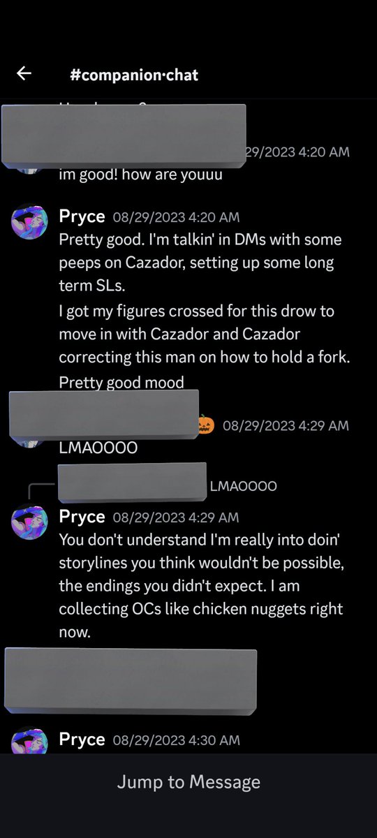 Let’s unpack, shall we? As we can see here, Uno thought it was appropriate to be in a server full of people and announce the fact that they were going to make a trafficker OC. Not only were multiple people uncomfortable, but Uno neglected to apologize for the discomfort they —