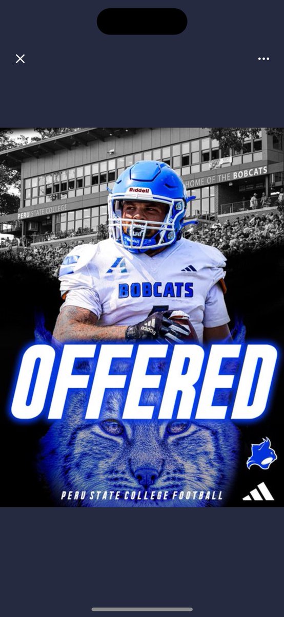After a great conversation with <a href="/PSC_Coach_S/">Coach Stallings</a> I’m extremely grateful to have received an offer from <a href="/PSCFootball/">Peru State Football</a>! #GoCats
<a href="/CoachO_PSC/">Coach O</a> <a href="/CoachHalvorsen/">Wade Halvorsen</a>