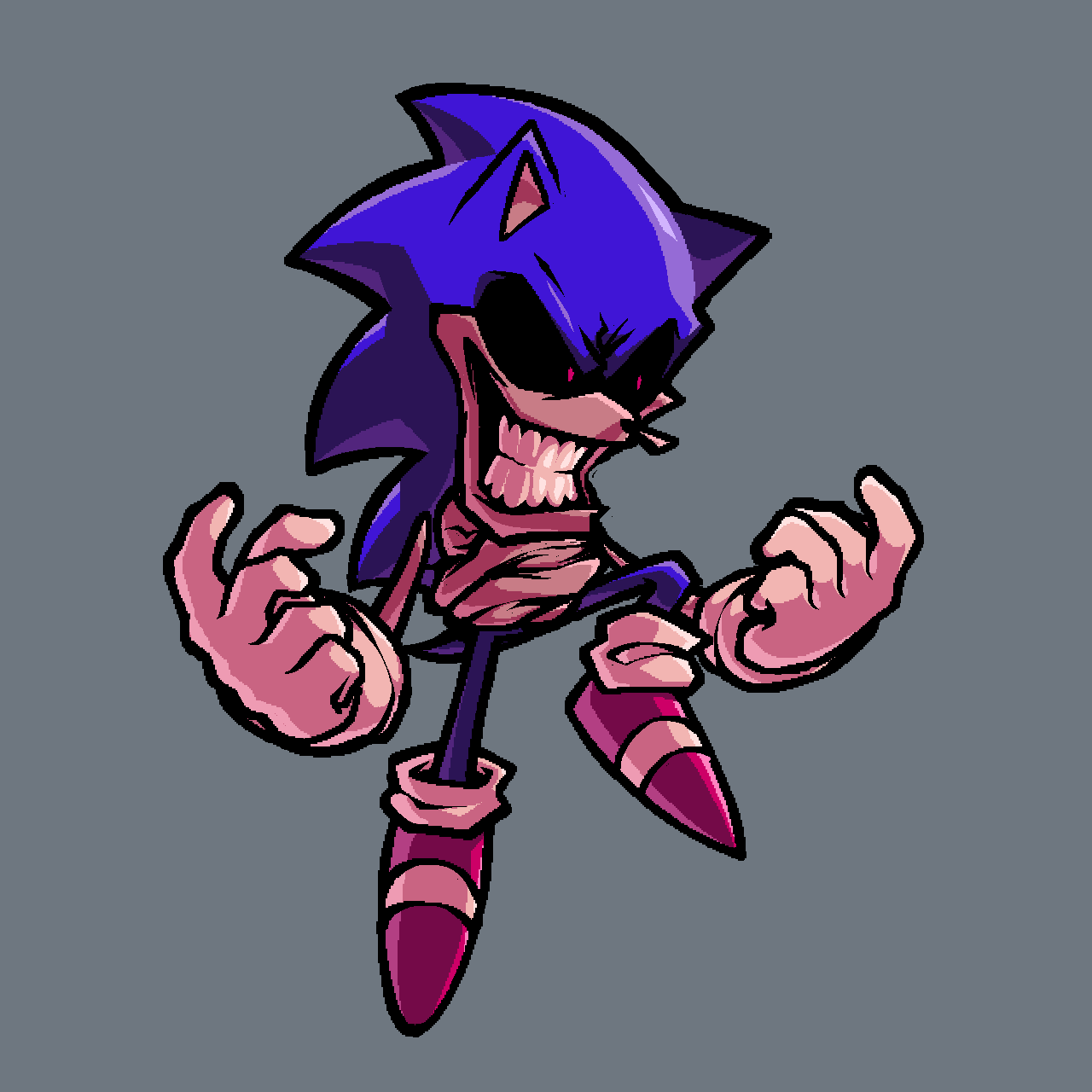 2011 Sonic.EXE - Jack Gore's Redesign by ShellKick on Newgrounds