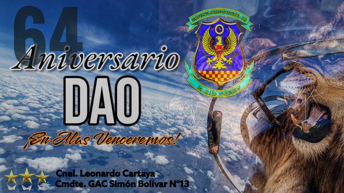 Felicitamos a la <a href="/DAO_AMB/">DAO AMB</a> por arribar a sus 64 años de creación, orgullosos de pertenecer a esta dirección #enalasvenceremos