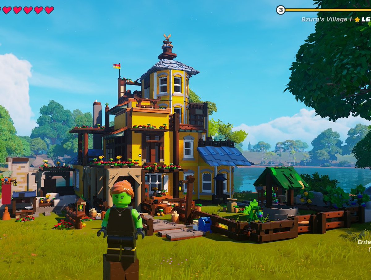 Tried out the Lego Fortnite building yesterday. Its insane how much potential it has, hope they keep updating 🤓