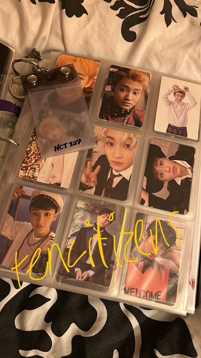 tencitizens's tweet photo. I can’t choose which mark pc I want in my cardholder to bring to jingle ball boston to see the dreamies help I have seven pages to choose ahhhh https://t.co/eigWvNwp3R