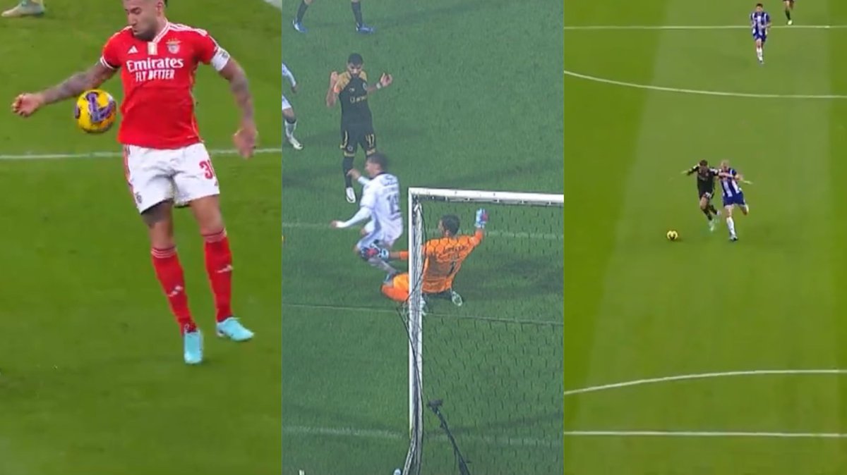 Portanto, jornada 13 é isto:

▫️Penálti perdoado ao Benfica (mão de Otamendi).
▫️Penálti mal assinalado contra o Sporting (Adán não toca em Mangas).
▫️Expulsão perdoada ao Porto (Pepe derruba Clayton que seguia isolado).