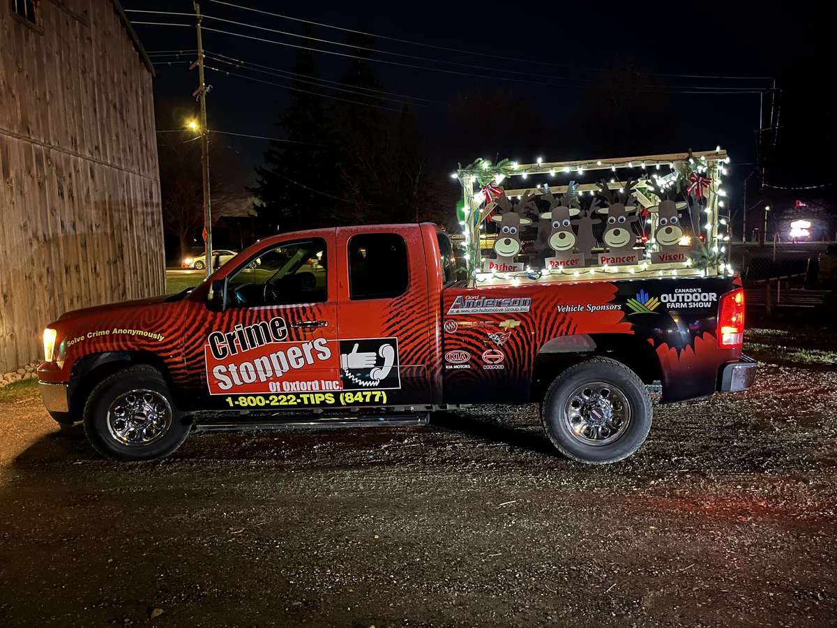 Hello Innerkip! 

Santa Claus parade on now!