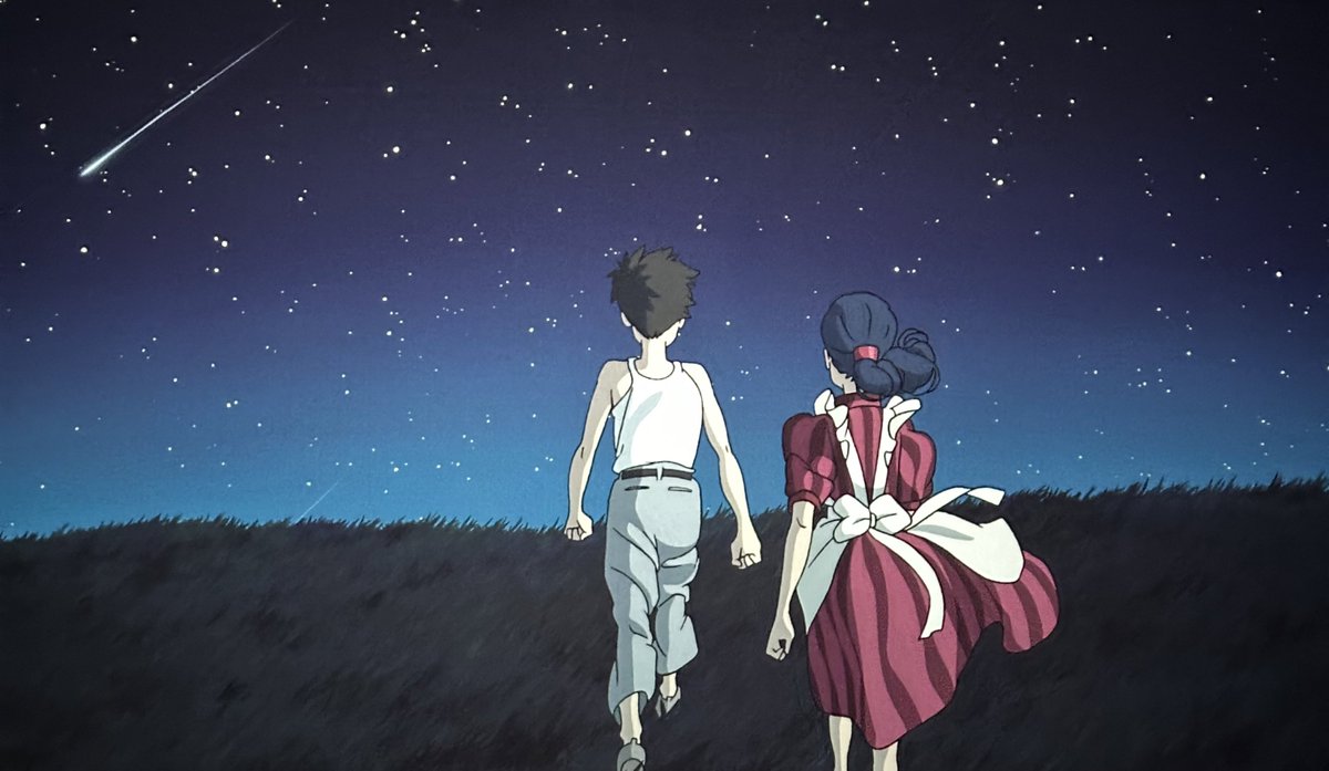 a moment of appreciation for the beauty in the boy and the heron