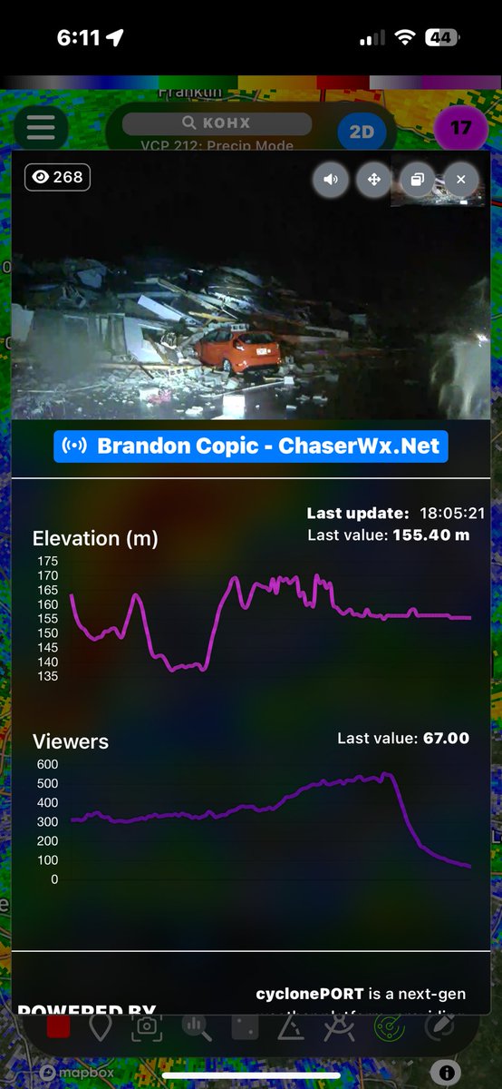 AnthonyRizzWx's tweet photo. We’ve got MAJOR damage in Hendersonville TN Via @BrandonCopicWx’s stream…  Stream link: https://t.co/748TTm5EyD #tnwx #tornado #wxtwitter https://t.co/8ZGcq2Ozoe