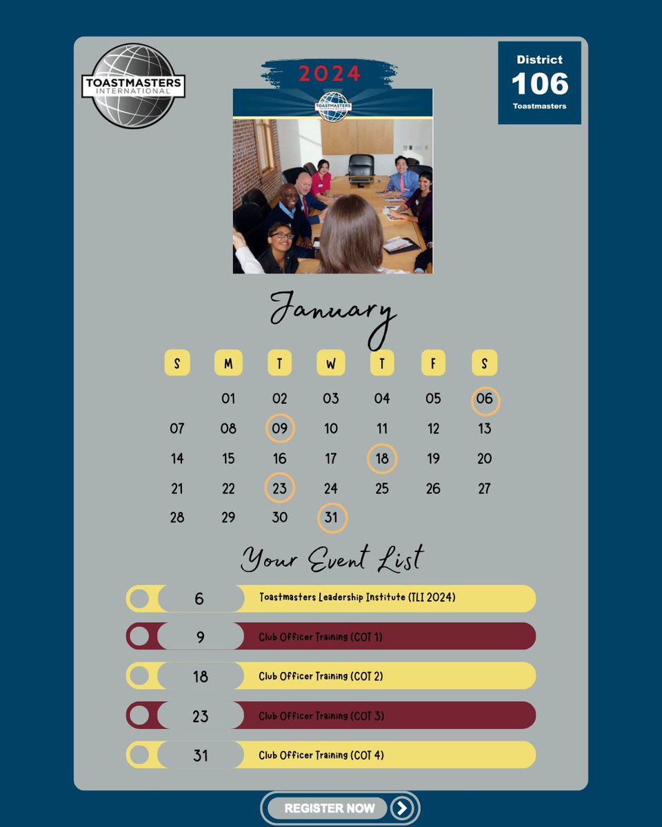 District 106 Toastmasters tweet media