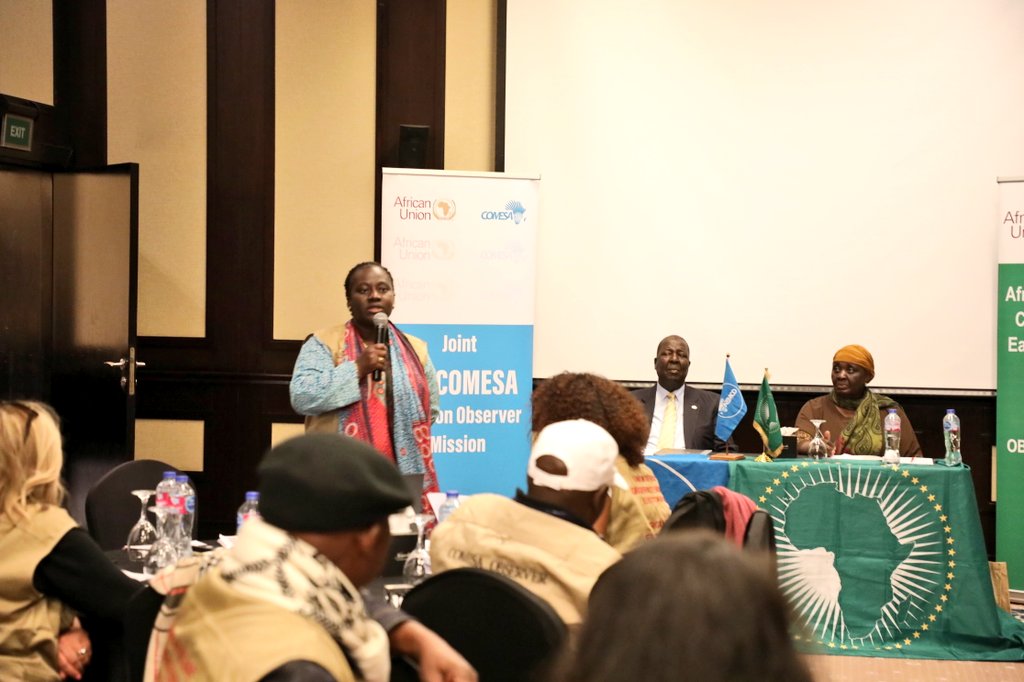 The 🇪🇬🗳️👀 Mission is comprised of 70 observers, frm 36countries(incl. Ambassadors accredited to AU, Officials of EMBs, African CSOs, African election experts, human rights specialists, gender&amp; media experts; reps of women&amp; youth orgs) to be deployed to 16 of #Egypt’s 25 regions