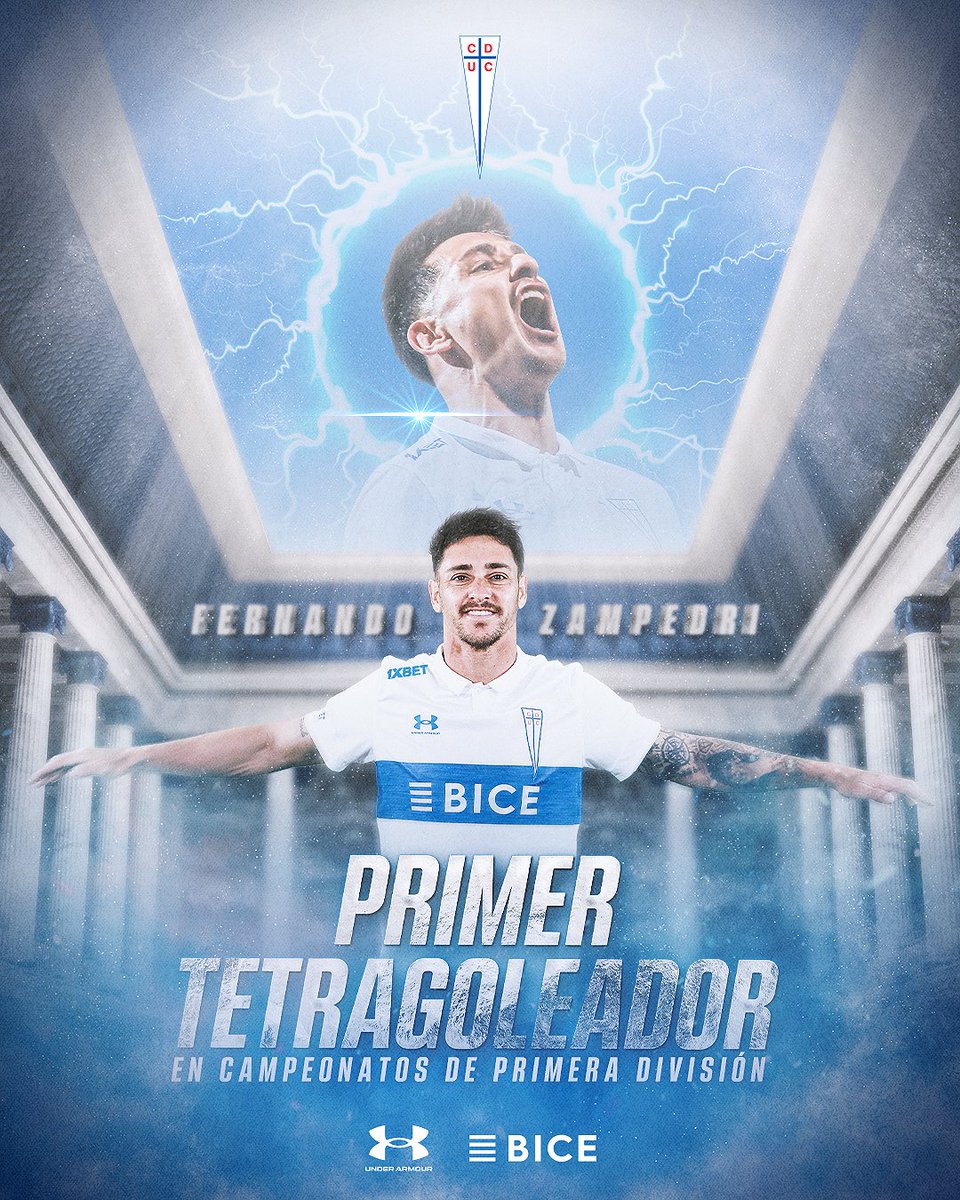 Saluden a Fernando Zampedri, ¡𝐓𝐞𝐭𝐫𝐚𝐠𝐨𝐥𝐞𝐚𝐝𝐨𝐫 𝐡𝐢𝐬𝐭ó𝐫𝐢𝐜𝐨 del fútbol chileno! 👏

Con sus 17 goles en este #CampeonatoPrimera, el Toro hace historia y se inscribe como el delantero más goleador por cuarto año consecutivo, logro inédito en nuestro balompié ⚽💥