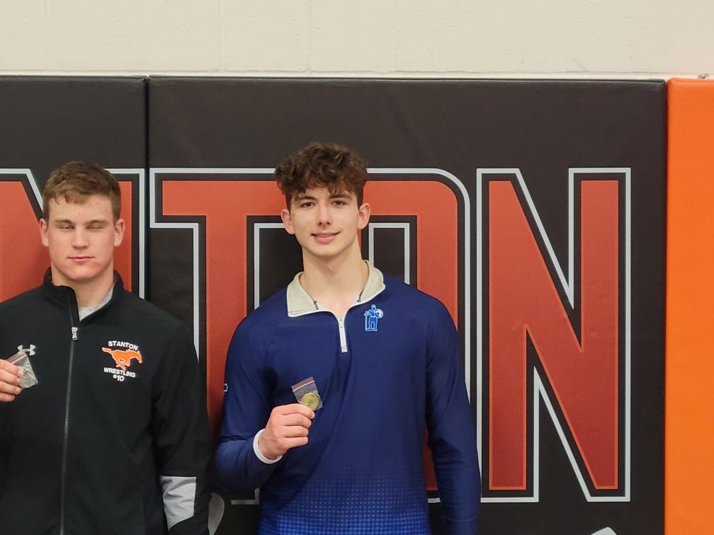 Logan Lampe finished 4-0 at the Stanton invitational and brings home the 🥇 gold! Congrats on your 1st place finish, Logan!!! <a href="/LLActivities/">Lincoln Lutheran Activities</a>