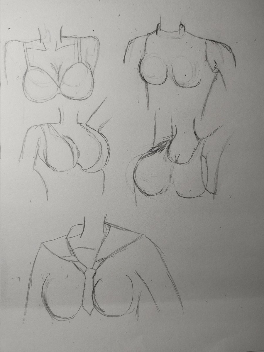 Racer_art's tweet photo. Drew some (clothed) upper body girls. https://t.co/kfP5BFQfDA