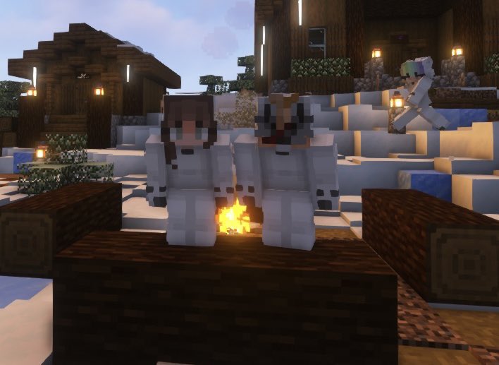 _The_Birdhouse's tweet photo. Well, would you look at that!! We have a polar bear screenie, and a picture of all the head birds together!! 

#PolarSeek 

@Rain_Skye_ @itsinfyy @TheseusSkyhigh @MoongirlMay https://t.co/giAy2Knr0w