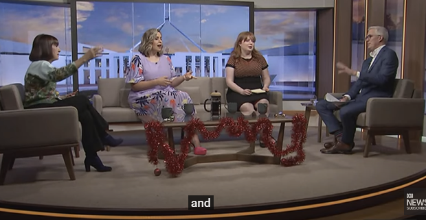 JulianAndrew63's tweet photo. 2. Speers interrupts ×4, talks over her: "Yeah, I don't know if it's glass jaws in the press gallery, its about how it looks to the people.."

Speers showing he can't abide defence of Labor, or criticism of members of Press. His narrow world view (&amp; glass jaw) on full display. https://t.co/0nvLHRiBfD