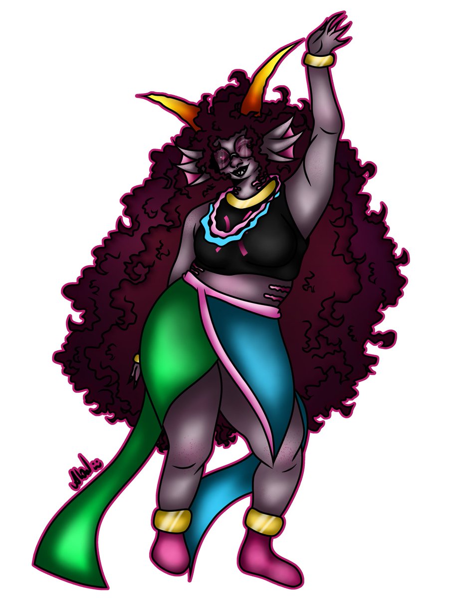 sahe_forever's tweet photo. Finished my Feferi drawing from my commissions post lmao #homestuck #myart #feferipiexes https://t.co/kkJl0u6do1