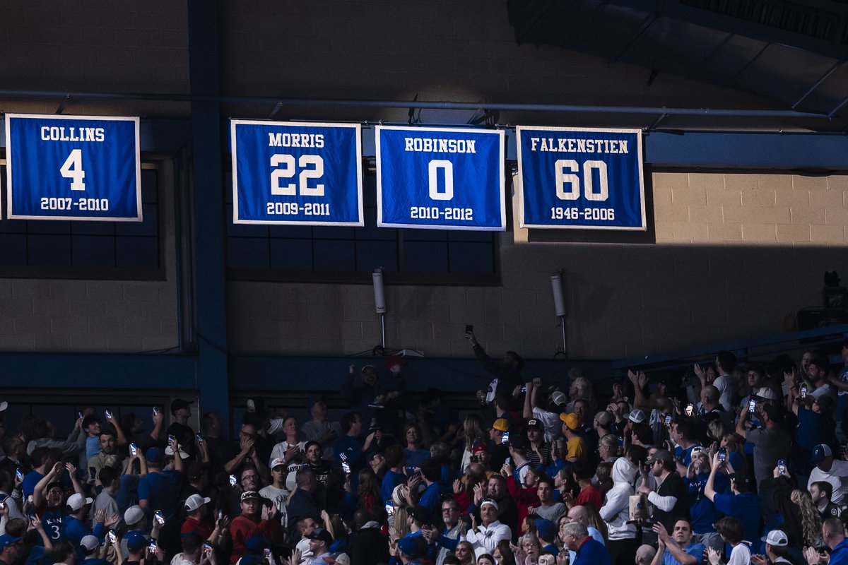KUHoops's tweet image. Welcome to the rafters, Thomas Robinson