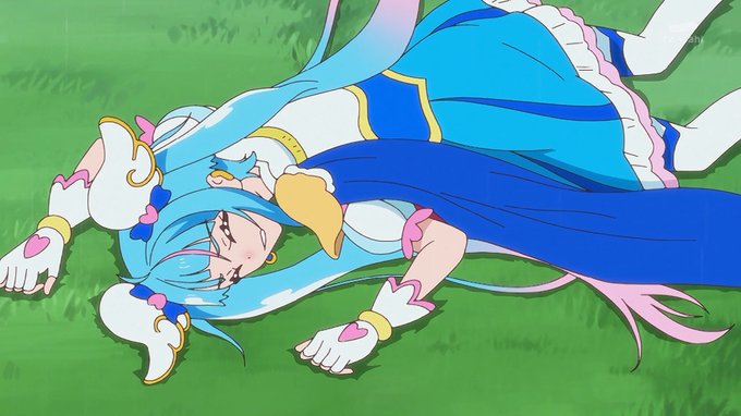 Aパート必殺技は負けフラグ #nitiasa #precure 