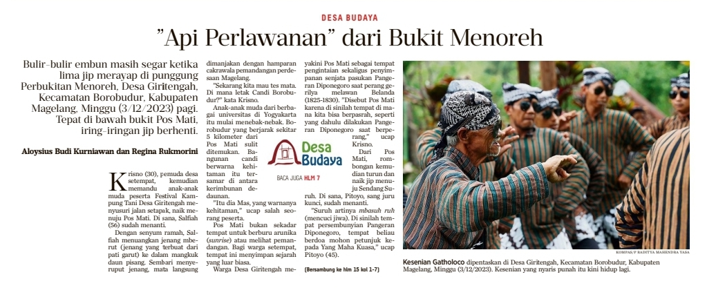 Gegap gempita kunjungan wisata ke destinasi superprioritas Candi Borobudur nyaris tidak terasa bagi masyarakat desa di lereng Perbukitan Menoreh. Meski demikian, mereka memiliki cara tersendiri untuk bertahan. 

kompas.id/baca/humaniora… 

#desabudaya #budayasaya