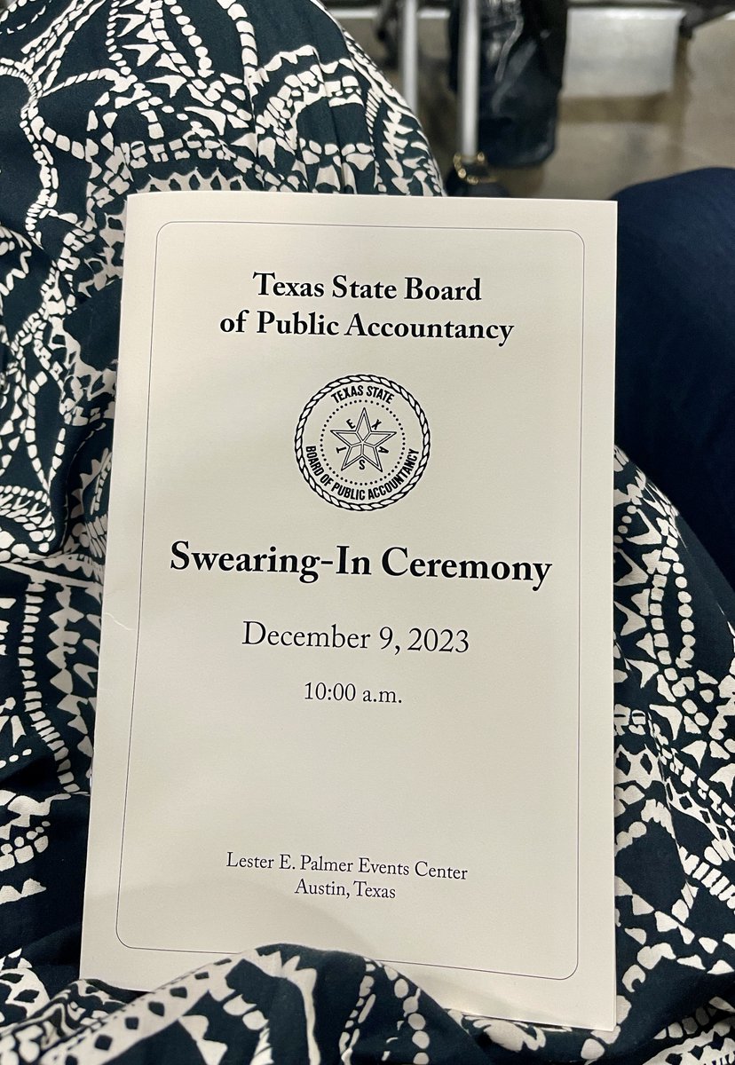 AmyWalkerCPA's tweet photo. My daughter received her #CPA certificate today from the @TSBPA 😎 The ceremony included recognition of 50Y members - two of them were women, both named Patricia. Thank you, ladies. You are trailblazers who led the way for my daughter &amp; me to be part of this rewarding profession. https://t.co/5cS0DyjKB0