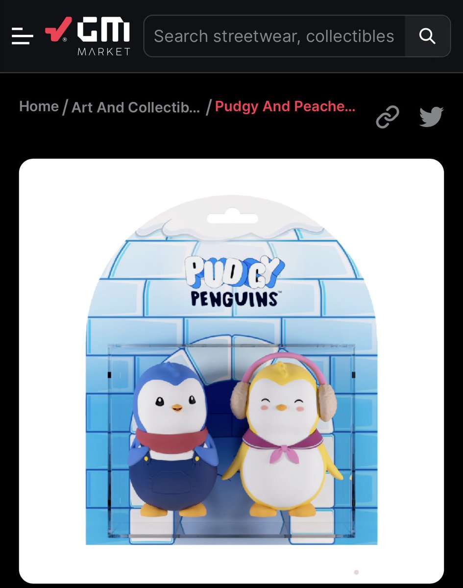 GM is proud to be powering the auction of this special limited edition Pudgy and Peaches Figurine &amp; Blister display signed by <a href="/LucaNetz/">Luca Netz 🐧✳️</a> and team 🎉

Celebrate the momentous launch of Pudgy World and bid for a piece of <a href="/pudgypenguins/">Pudgy Penguins</a> history on GM.co 

The