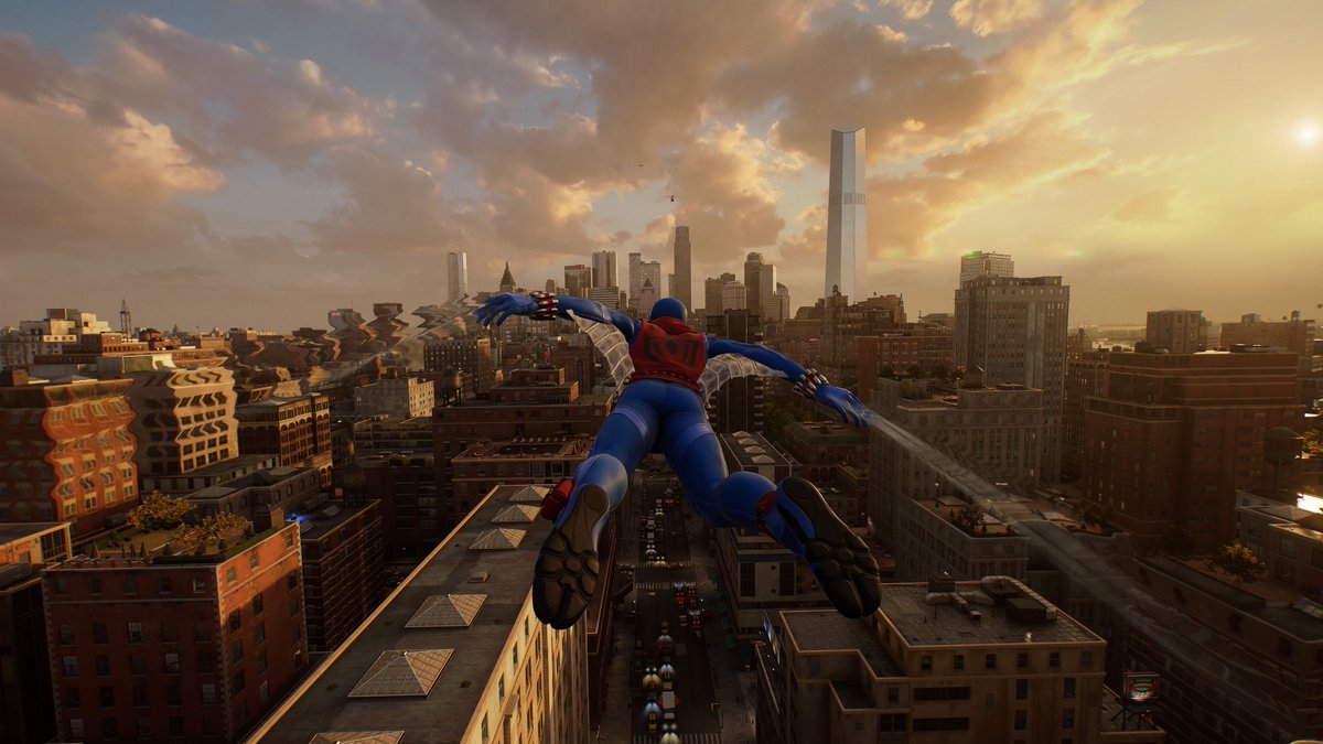 ChrisHarte7's tweet photo. As I’m playing Spider-Man 2 on my Ps Portal it legit looks like I’m looking at a Movie even though I’m playing a video game!!… #PsPortal #GamingLooksGood https://t.co/hm4NBvpCbK