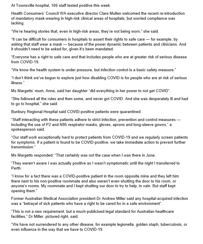 BigBadDenis's tweet photo. Vulnerable Perth patient groups claim hospital complacency is putting chances of survival at risk. By @Flinty_01 

"Cancer sufferers are urging health bosses to do more to stop the spread of COVID within hospitals, as a new infection wave hits."

Source: https://t.co/XqwM1osT4c https://t.co/wvTBy7ZRE2