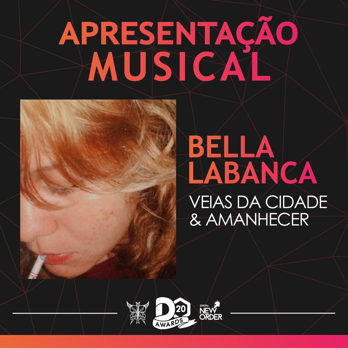 ⭐️ APRESENTAÇÃO MUSICAL

Esse ano contaremos novamente com a presença de <a href="/queroumchazin/">✶𝘽𝙇𝙀𝘼!✶</a> para uma apresentação musical ao vivo!

D20Awards 2023 ocorrerá AMANHÃ (dia 10/12) às 13h!