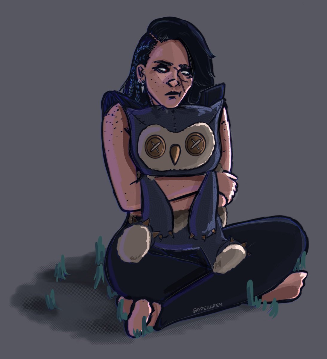 erennren_'s tweet photo. No consegui que el oso lechuza se quedara en mi campamento pero al menos tengo el peluche, ¿no? :(
#bg3 #Baldursgatefanart #BaldursGate3 #oc #tav #BaldursGate #erennren https://t.co/b9Luuco5IF