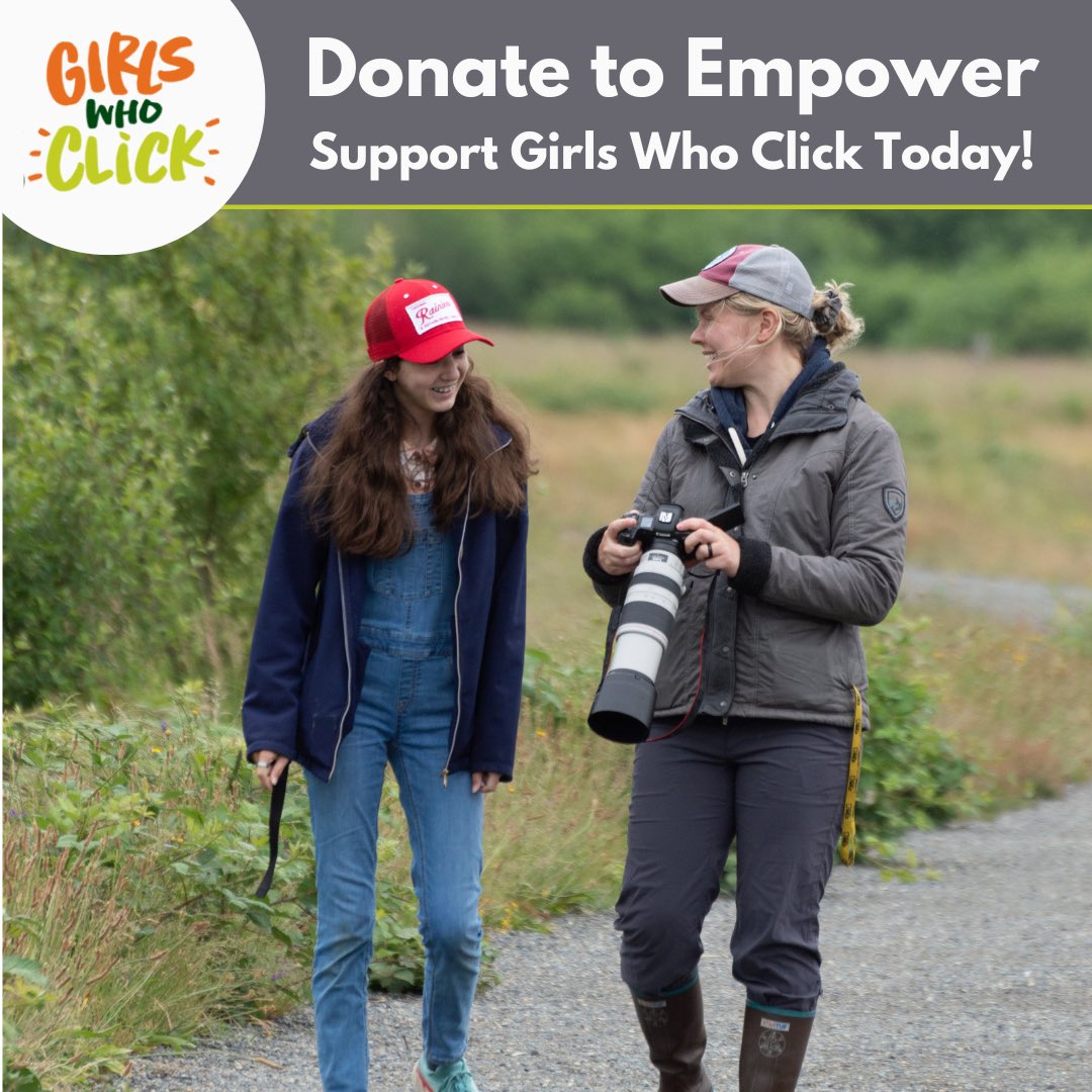 Many young women dream of becoming wildlife photographers but do not feel empowered enough to pursue their passion. @girlswhoclick offers FREE nature photography workshops, a mentorship program and resources to help female and female identifying+  stay committed to their dreams!
