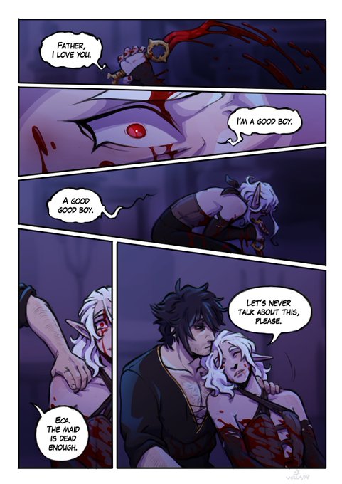 CW: blood
Also, light spoilers for Dark Urge

That one dialogue option fcked me up in so many ways-

#darkurge #bg3 #gortash #durge #durgetash #BaldursGate3 
