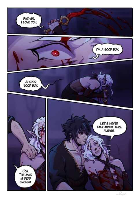 CW: blood
Also, light spoilers for Dark Urge

That one dialogue option fcked me up in so many ways-

#darkurge #bg3 #gortash #durge #durgetash #BaldursGate3 