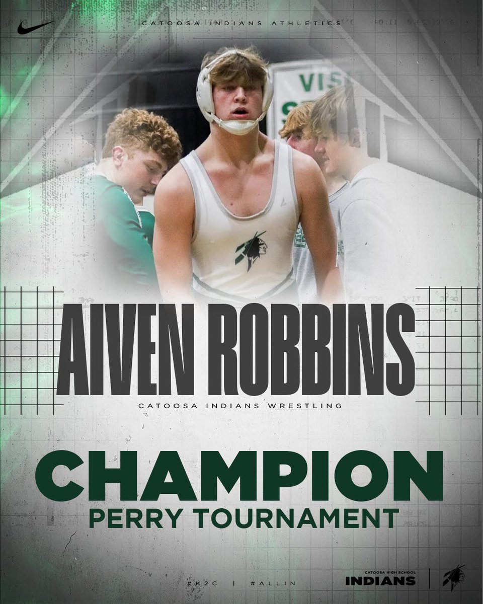 In a weight filled with state finalists and state champs Aiven Robbins comes out on top! #CATOOSABUILT
