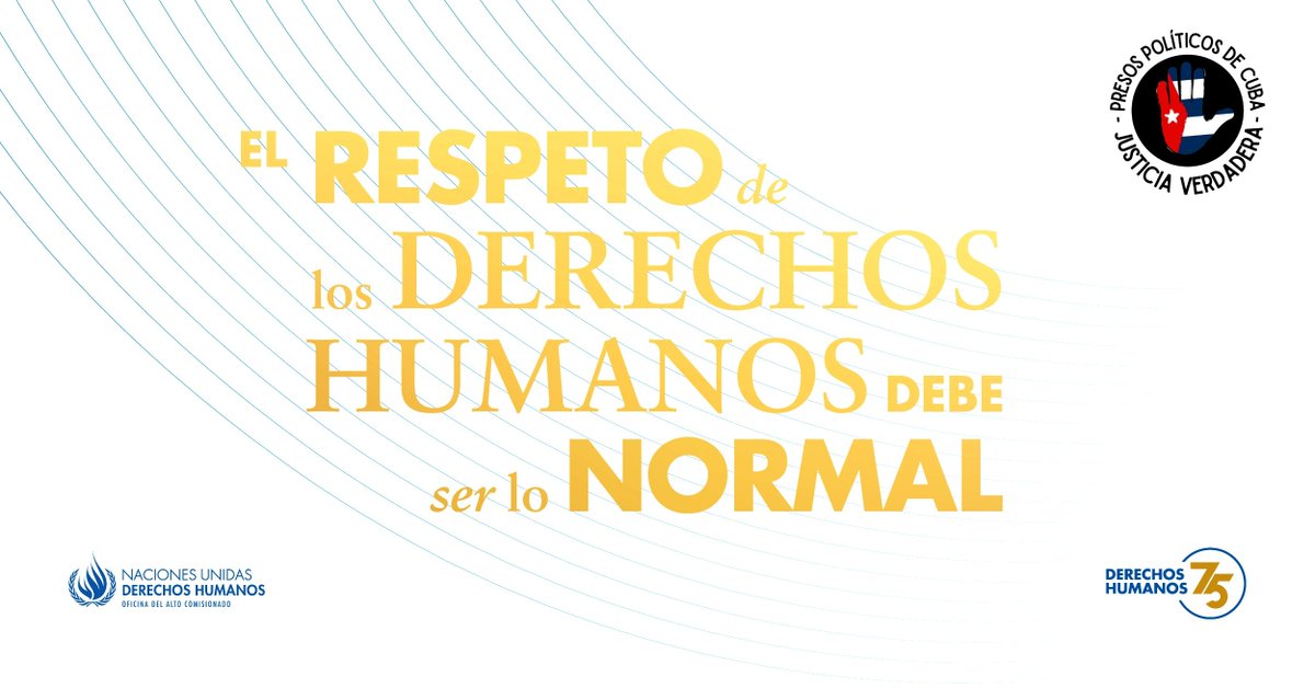 #10DeDiciembre
#DerechosHumanos 
#VictimasDelComunismo #EnCubaHayPresosPoliticos