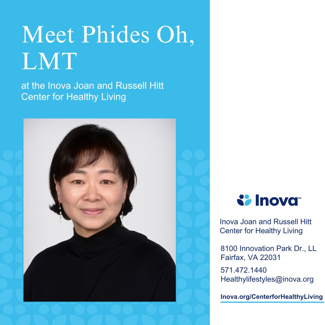 Meet Phides Oh, LMT, the newest member of our massage therapy team! Phides is a Licensed Massage Therapist (LMT) and Esthetician, specializing in therapeutic and stretch techniques in the DMV area for more than seven years. Schedule an appointment: bit.ly/3Nias4h