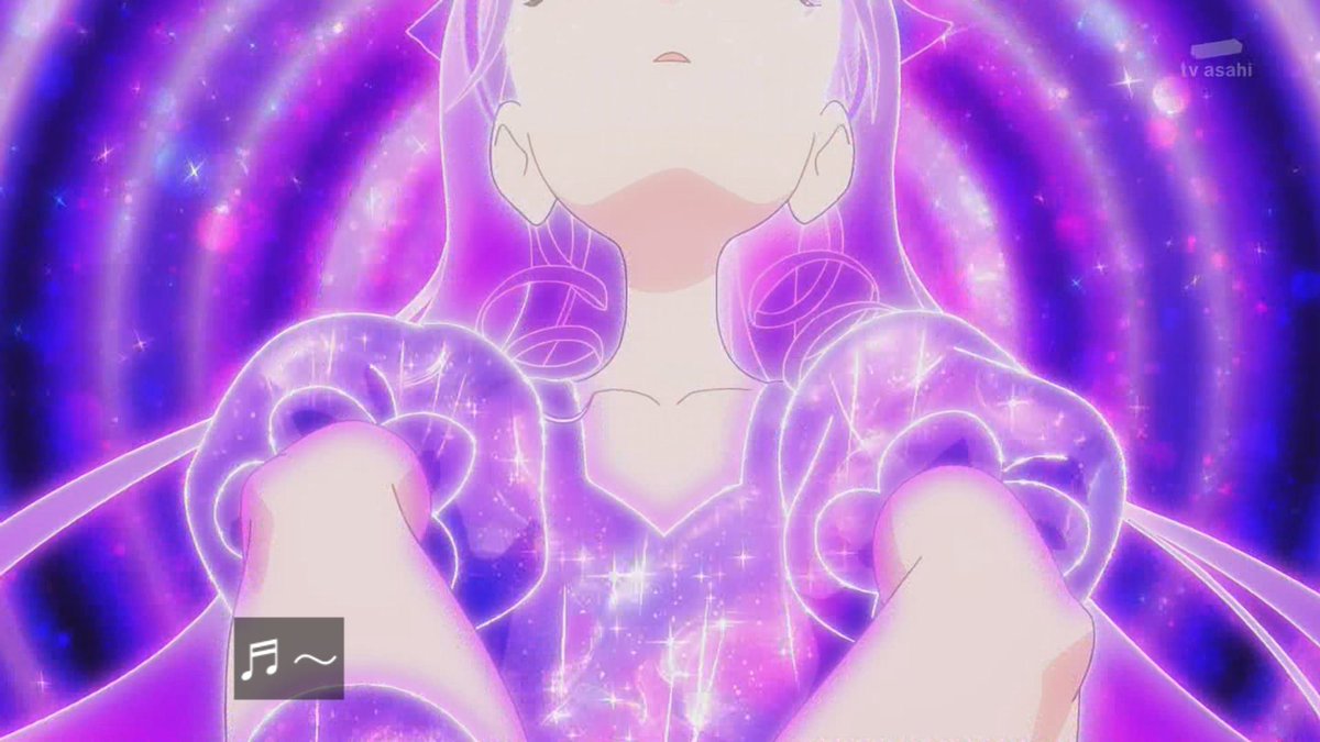 祈りによって変身したプリンセス・エルレイン 降り立つ気高き神秘