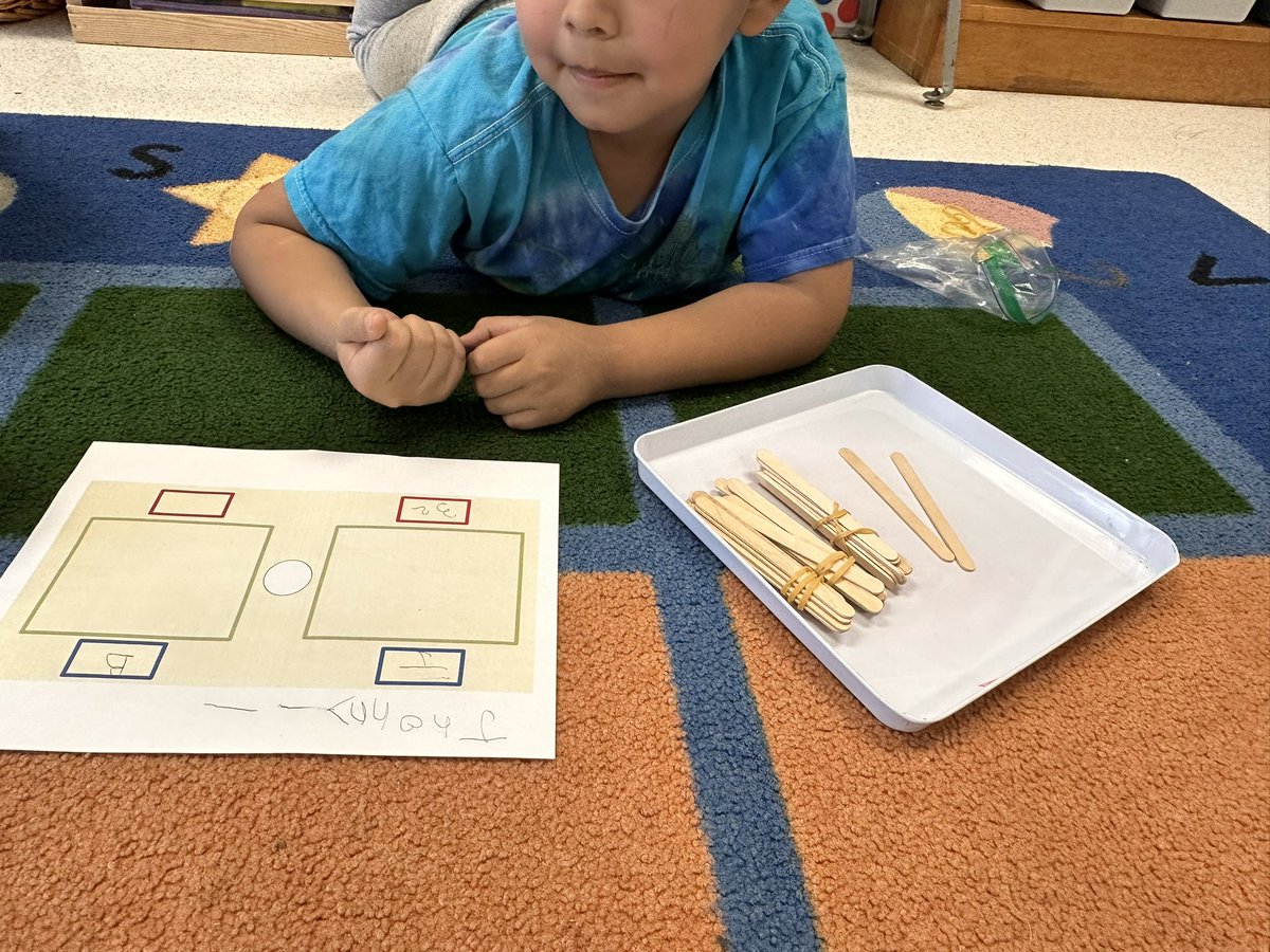 Fun times in <a href="/WoodburnES_1st/">Woodburn First Grade</a> grade! Students were being flexible thinkers by building and drawing tens and ones in different ways. What is the value of your representation now?