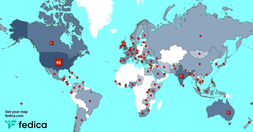 Special thank you to my 1 new followers from Nigeria last week. fedica.com/!moramor4us