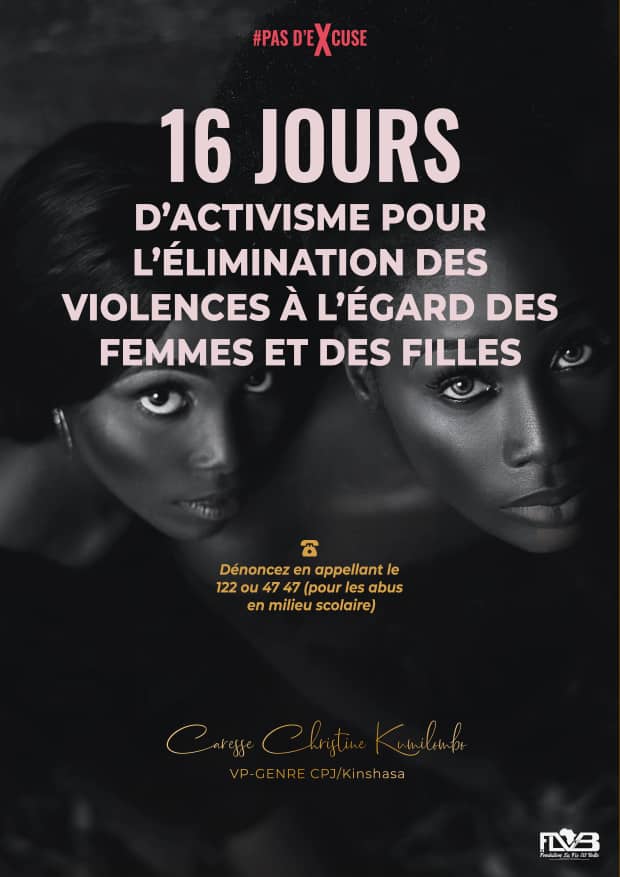 Caresse Christine Kumilombo (@fondvieestbelle) on Twitter photo 10Décembre2023,
Aujourd'hui s'achève notre campagne sur l’élimination des violences à l'égard des Femmes et des Filles.
Chers tous,
J'ose croire que désormais nous mettrons en pratique tout ce que nous avons appris durant ces 16 jours!
<a href="/ONUFemmesRDC/">ONU Femmes RDC</a>
<a href="/UNICEFDRC/">UNICEF en RDC</a>
<a href="/grant_leaity/">Grant Leaity</a> 10Décembre2023,
Aujourd'hui s'achève notre campagne sur l’élimination des violences à l'égard des Femmes et des Filles.
Chers tous,
J'ose croire que désormais nous mettrons en pratique tout ce que nous avons appris durant ces 16 jours!
<a href="/ONUFemmesRDC/">ONU Femmes RDC</a>
<a href="/UNICEFDRC/">UNICEF en RDC</a>
<a href="/grant_leaity/">Grant Leaity</a>