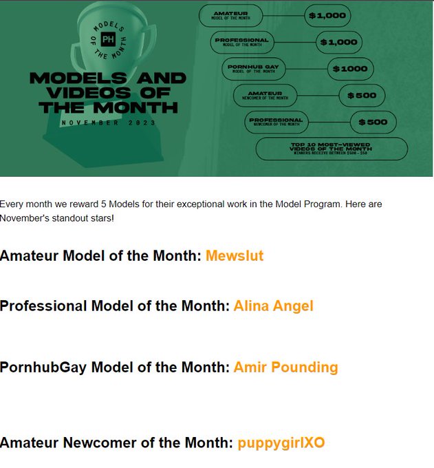 🎉🎉🥳🥳 thanks so much @Pornhub and all my lovely fans for the support and encouragement! It means the world<a class="tags" href="/tag/pornhub">@pornhub</a><a href="/tag/cute"class="tags"><span>#cute</span></a><a href="/tag/kawaii"class="tags"><span>#kawaii</span></a><a href="/tag/trap"class="tags"><span>#trap</span></a><a href="/tag/hentai"class="tags"><span>#hentai</span></a><a href="/tag/trans"class="tags"><span>#trans</span></a><a href="/tag/futa"class="tags"><span>#futa</span></a><a href="/tag/puppygirl"class="tags"><span>#puppygirl</span></a>