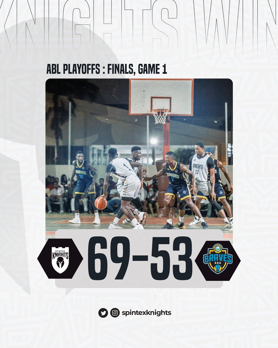 spintexknights's tweet photo. ONE DOWN
ON TO THE NEXT 

 #basketball🏀 #playoffsbasketball #nbaafrica #abl #ghanabasketball #worldbasketball #africabasketball #playoffs2023 #knights #wearenobles #onamission #dontstopbelieving #foryoupage https://t.co/l8JWl6xNk2