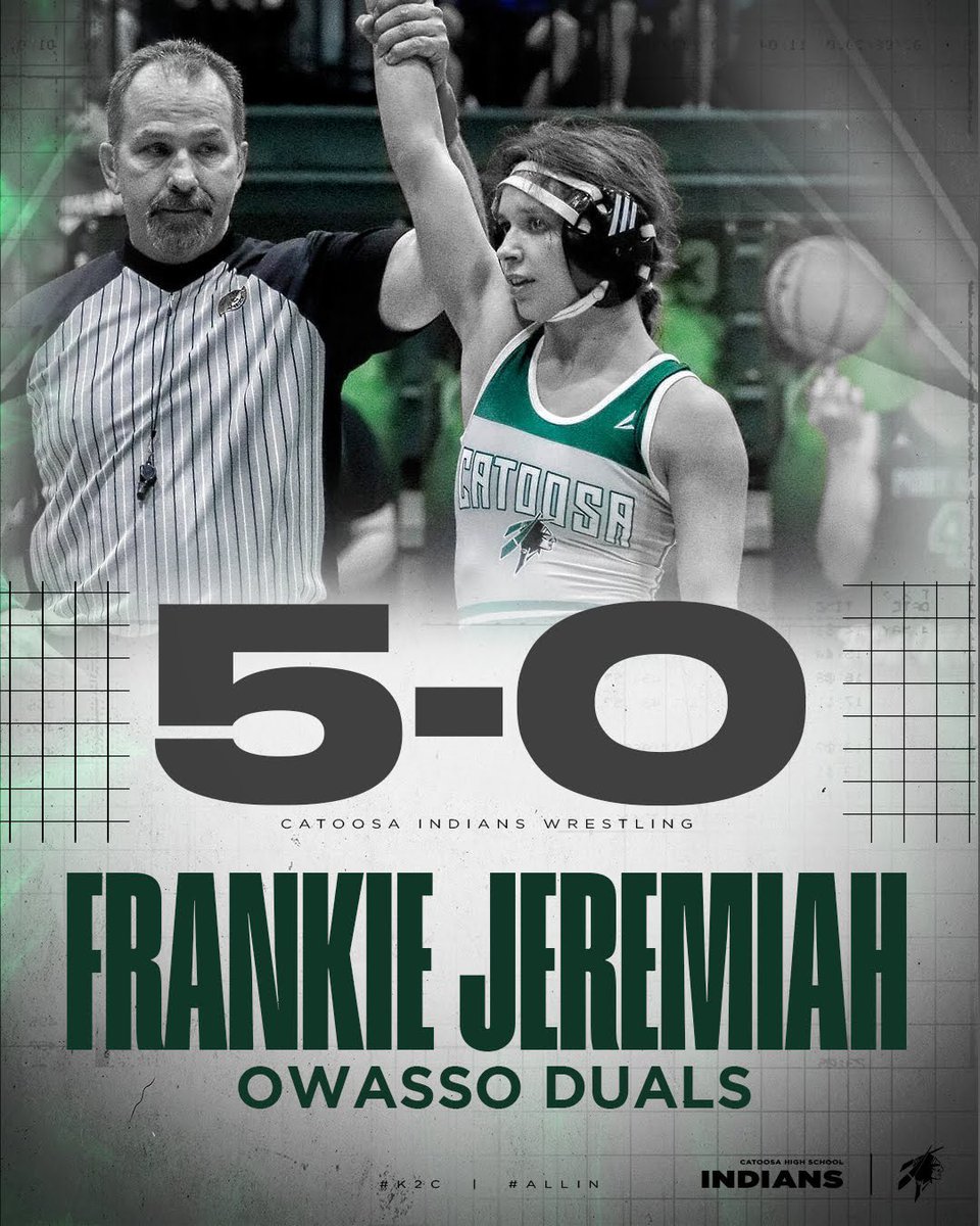 5 wins, 5 pins! Frankie Jeremiah girls wrestler of the week!