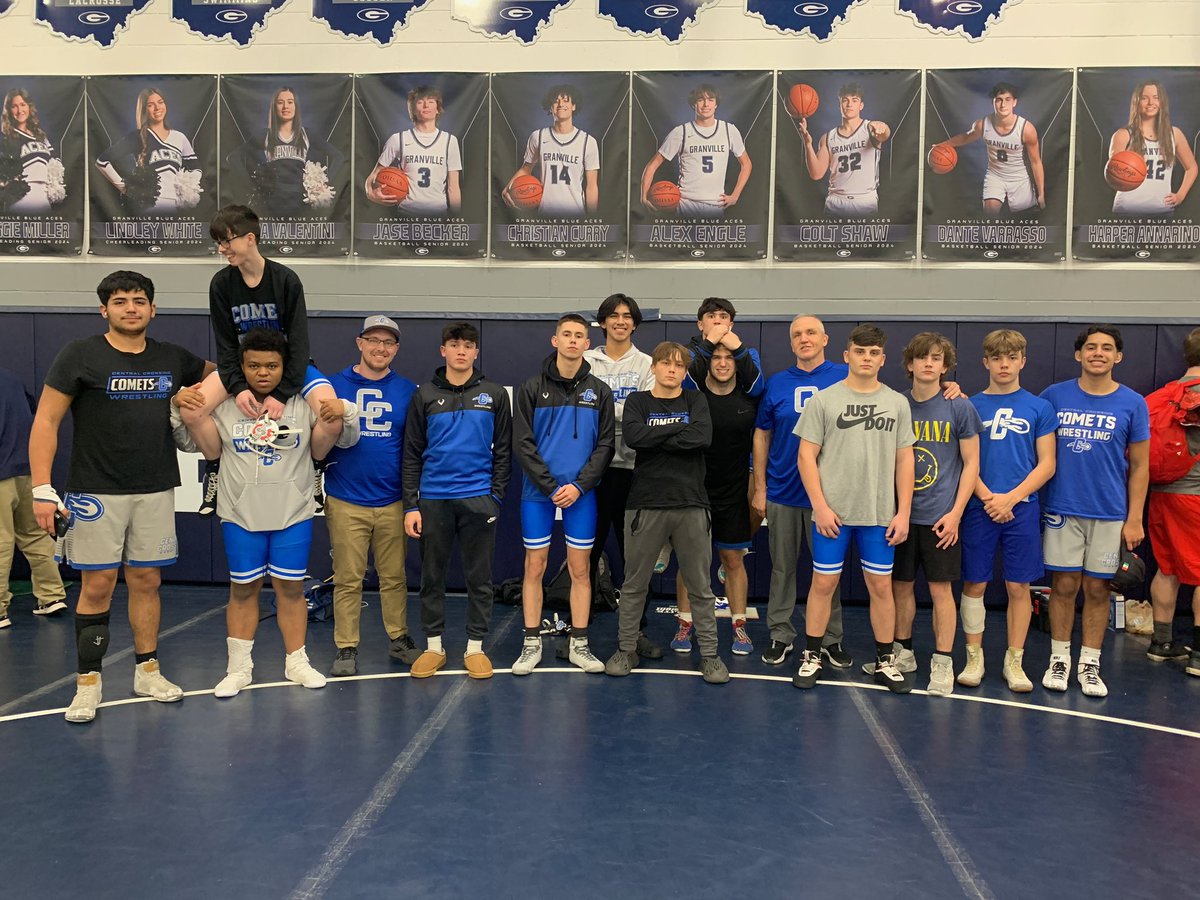 CC_HSwrestling's tweet photo. The Comet Boys kicked off their season at Granville. Jacob Ramirez finished 1st and Couper Corbett finished 2nd as individuals. The team finished 7th out of 15 after a dual victory over Pickerington North 33-29. https://t.co/lk7y1qqfQu