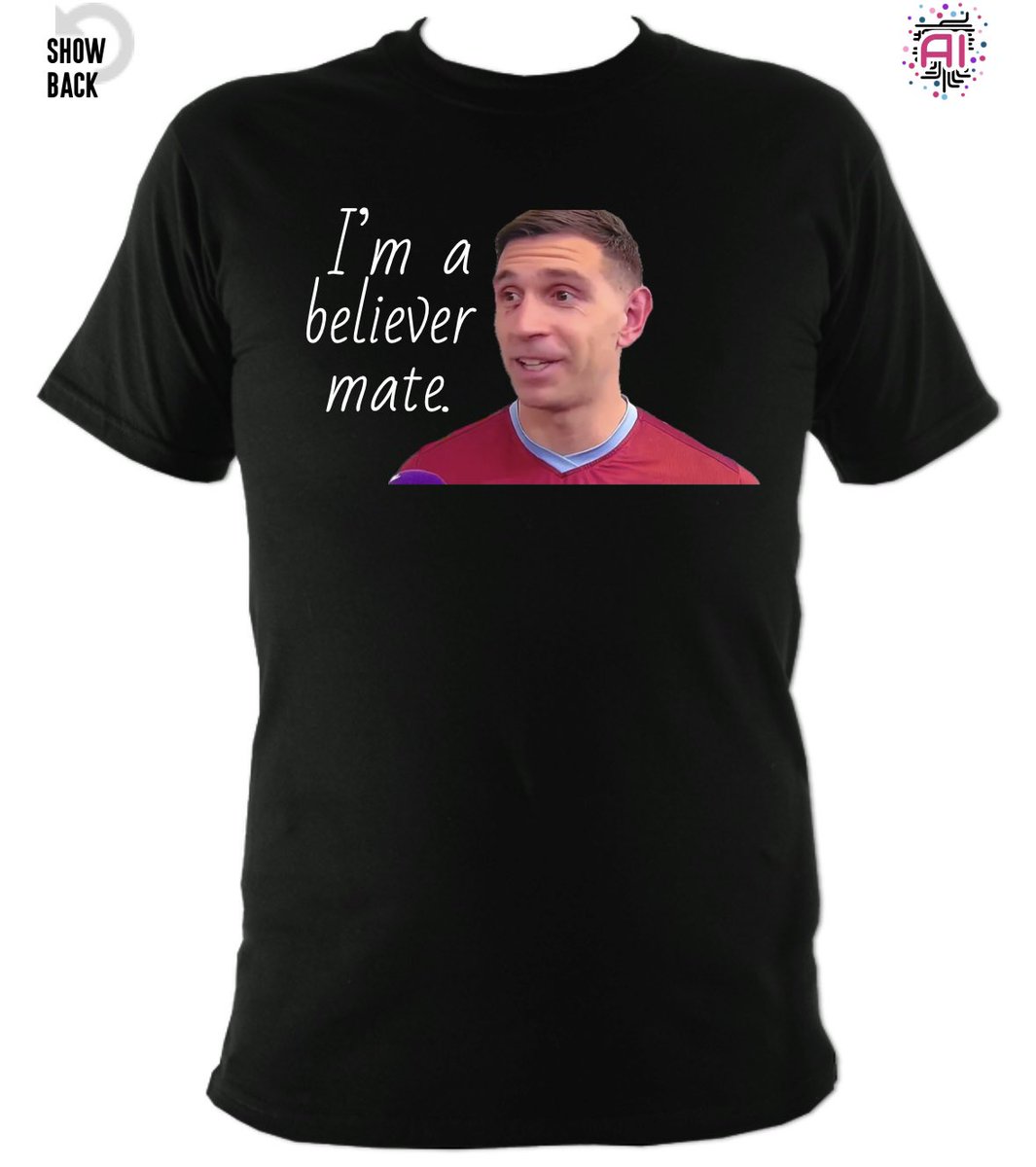 The t-shirt I didn’t know I needed. 
💜🩵🇦🇷 
#UTV #AVFC