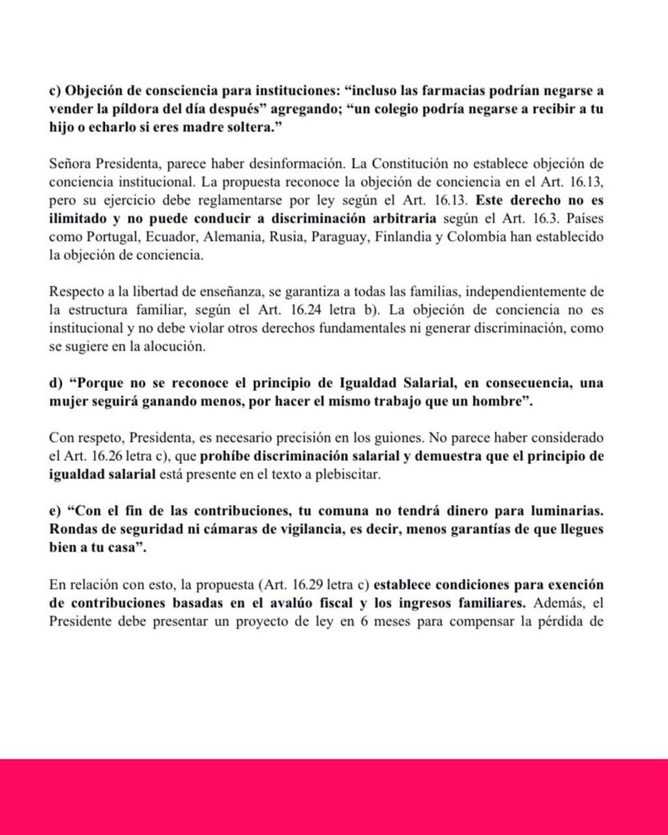 ximerincon's tweet photo. Carta abierta a la ex Presidenta Michelle Bachellet. https://t.co/7HwNrHVxwE