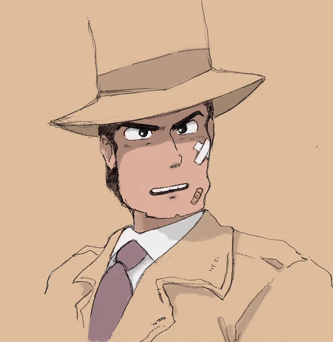 #年齢とイラスト晒してびっくりした人がrtしてくれる  55歳だけど、皆んながびっくりしないような絵を選びました。 (=゜ω゜)ノ
