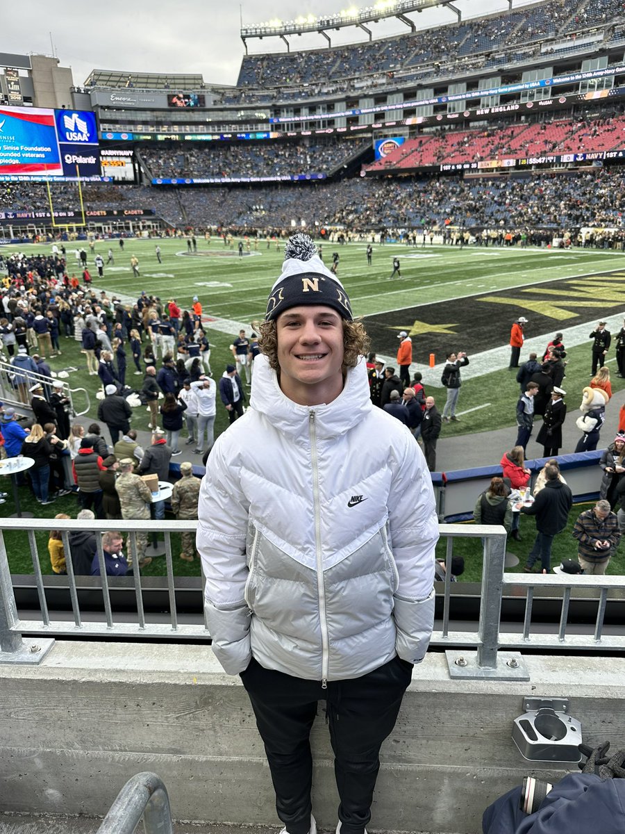 Thank you @NavyFB the best sporting atmosphere I’ve ever experienced!