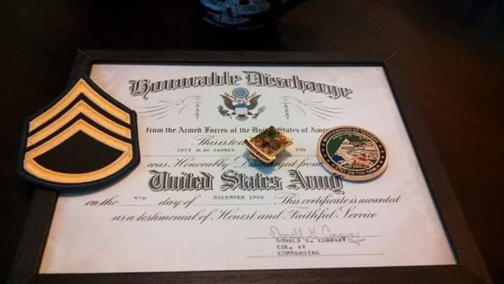 bretbarker's tweet image. #9december #1986enlisted wow #37 years ago today #discharged honorably #25yearsago #today #tanker #armor #deathbeforedismount