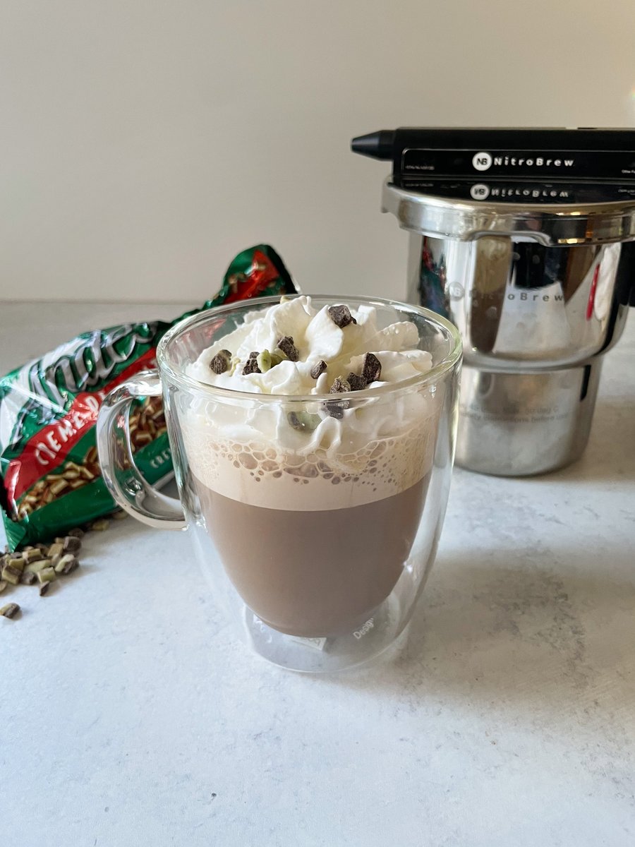 Nitro Andes Mint Mocha with the #NitroBrew home kit ♻️ Get yours today for 10% off!