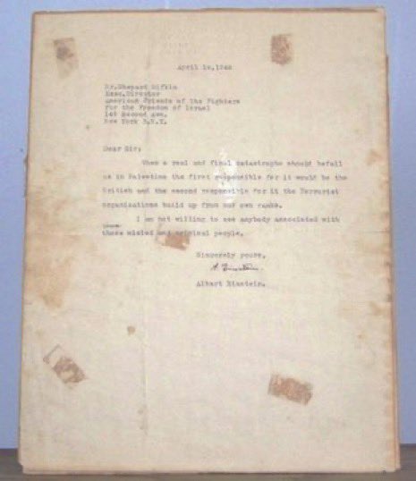 AdameMedia's tweet photo. Albert Einstein passionately argued against the creators and creation of Israel. 

He called it a terrorist organisation. 

He likened them to Nazis and fascists. 

Today he’d be arrested and charged as an “antisemite” 

Such is the power those “criminals” now have. https://t.co/JrNoPQWWmz
