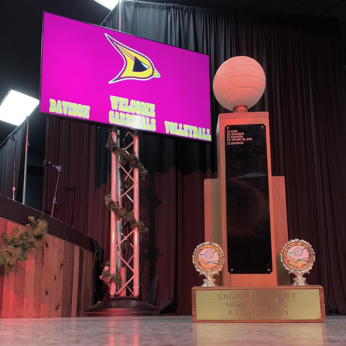 DavisonVolley's tweet photo. Finally had the opportunity to celebrate our 2023 volleyball season today. So proud of all our players and all they accomplished this season! #svlchamps #academicallstate #davisonvolleyball #davisonmade https://t.co/sQQAWnVFpW